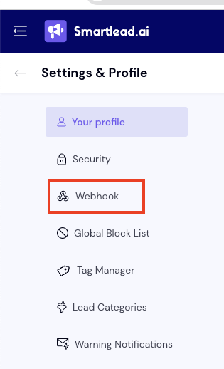 Smartlead webhook guide