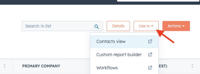 How to create reports using lists