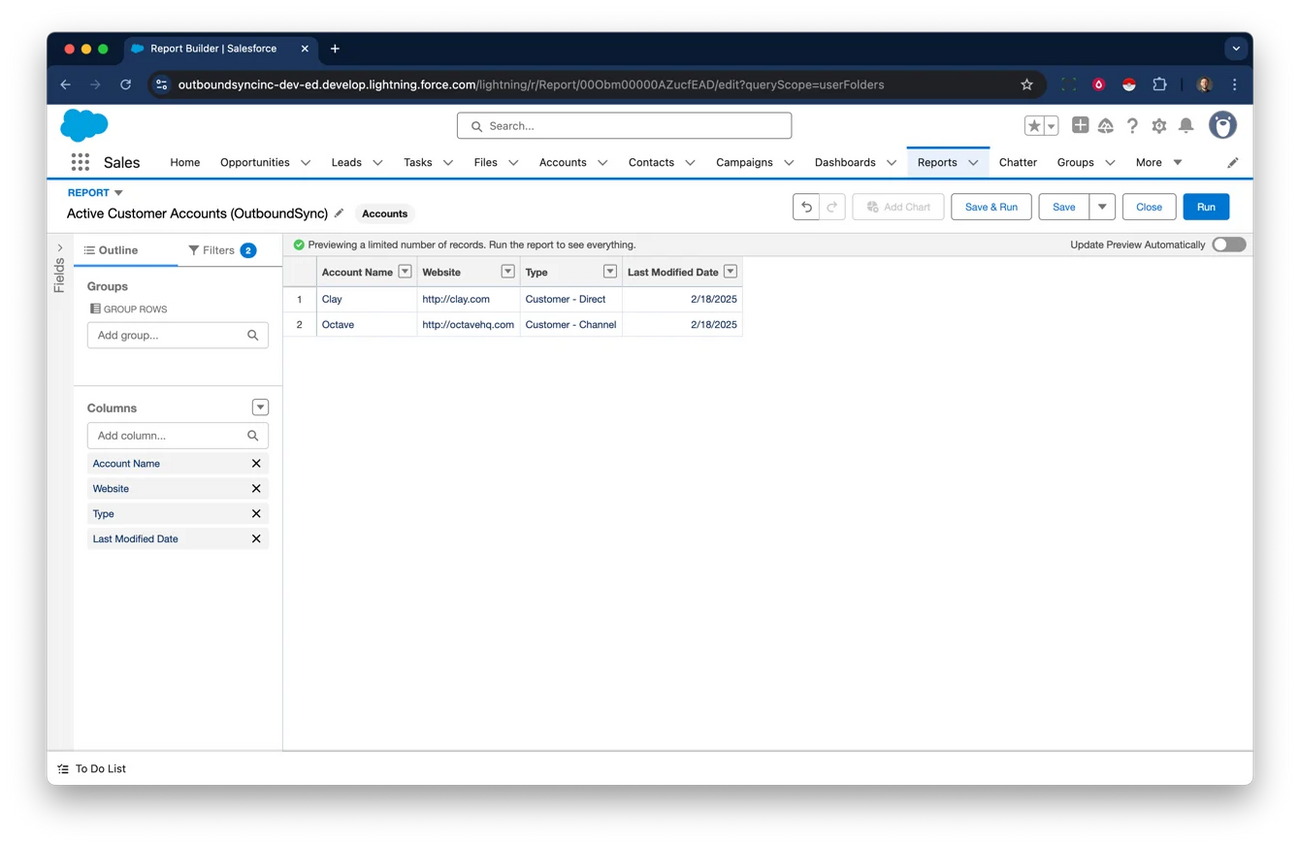 Updating block and exclusion lists