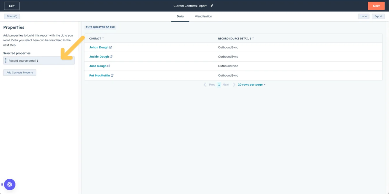 How to create reports on converted leads