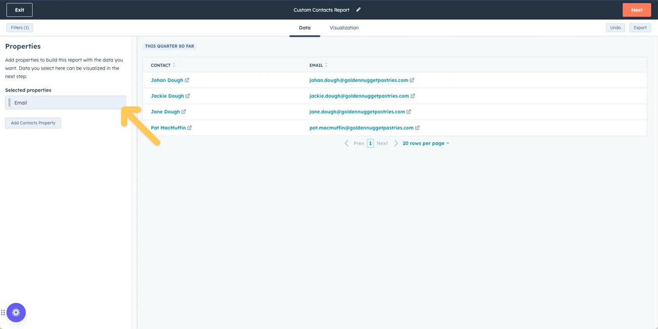 How to create reports on converted leads