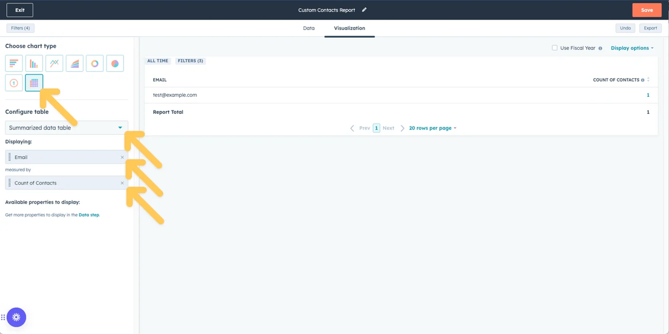 How to create reports on converted leads