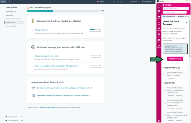 How to install pre-built Supered packages