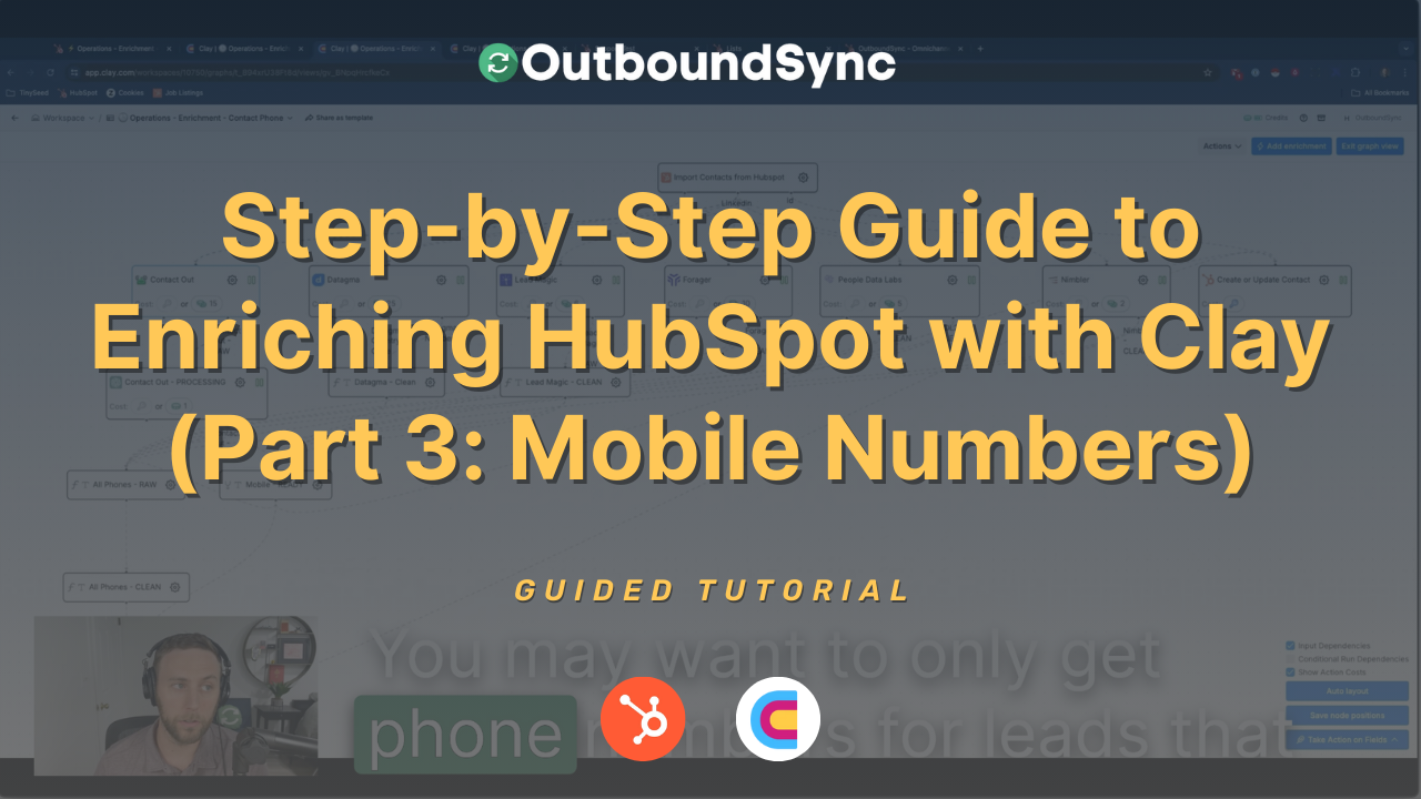 Enriching HubSpot with Clay (Part 3: Mobile phone numbers)